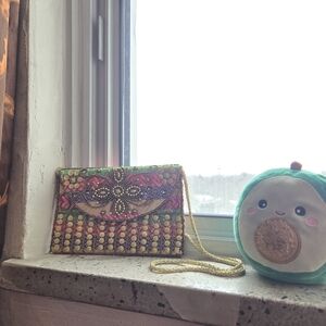 Colorful Embroidered Women's Bag